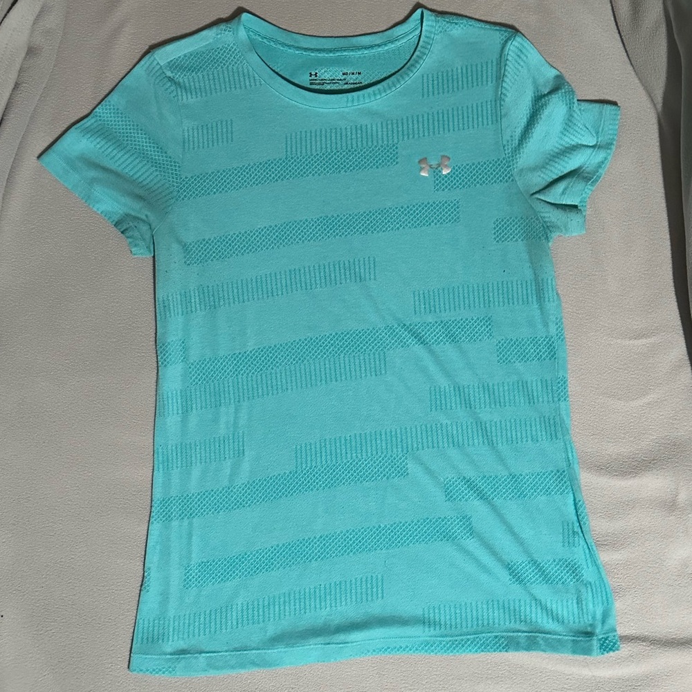 Light blue Under Armour shirt